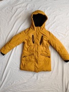 Kurtka / płaszczyk Volcano żółta (musztardowy) 134/140 na 8-10 lat
