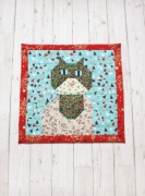 patchwork makata kot święta legowisko folk boho handmade