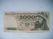 POLSKA BANKNOT PRL 2000 zł 1977 r. seria E