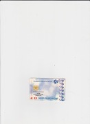 karta telefoniczna,próbna,chipowa,Ascom Monetel-Gemplus, używana