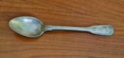 Stara posrebrzana łyżeczka do herbaty – Sygnowana MET 60 – Vintage / Antyk