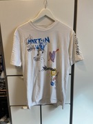 Koszulka Zara rozmiar M biała we wzory