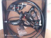 ZESTAW Zacisk Hamulcowy + Dźwignia Hamulca Prawa i Lewa  do KuKirin G3