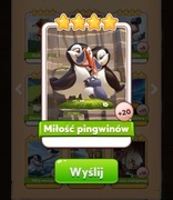 Miłość pingwinów / Coin Master karty