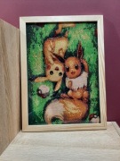 Obraz w ramce POKEMON PIKACHU EEVEE 