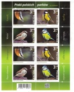 04-Fil11- Polska-Ptaki polskich parków-B,8szt,ark.