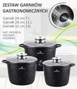 Zestaw garnków KlonBerg KB-4038 Gaz, indukcja, halogen, piekarnik