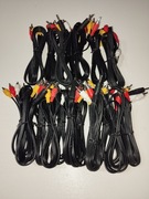 Kabel 3xRCA-MiniJack 3.5mm 1 metr Cena za Sztukę 