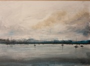 Pastela Olejna obraz ręcznie malowany A4