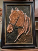 Obraz wytłaczany koń 