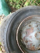 Koła z felgami stare Rekord Wartburg Fiat