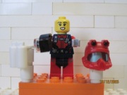 LEGO figurka City używana - city nurek scuba kobieta