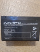 Europower  Akumulator EH 7-12 (12V,28W/Cell  15Min)