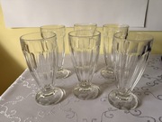 Szklanki Pucharki Lody Desery 300 ml Lata 80 szkło 6 szt Kielichy Do Lodów