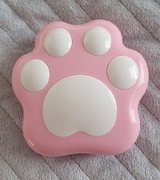 Pojemnik na soczewki kocia łapka rózowy