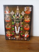 Obraz  Śri Wenkateśwara w otoczeniu bogini Lakszmi ZOBACZ