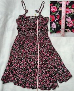 Sukienka dziewczęca na ramiączka - zwiewna