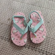 Sandałki japonki w jednorożce dla dziewczynki r.30