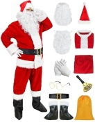 STRÓJ ŚWIĘTEGO MIKOŁAJA ROZMIAR XL KOSTIUM PRZEBRANIE BOŻE NARODZENIE