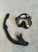 Nowy zestaw do nurkowania snorkelingu rurka fajka 43 cm maska 16,5 cm