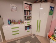 Zestaw mebli REPLAY: Szafa narożna, Komoda, Regał