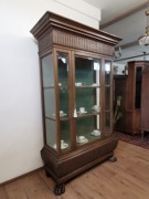  Śliczna dębowa witryna  antyk 347/2023 