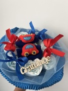 Bukiet z pampersów tort prezent dla dziecka chrzest narodziny baby shower