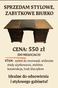 stylowe, zabytkowe biurko – idealne do renowacji