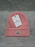 Czapka MONCLER zimowa uniwersalny rozmiar różowa 