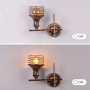 Retro Kinkiet Vintage, E27, żeliwo