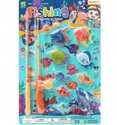 WĘDKA Z RYBKAMI DO KĄPIELI WODY ŁOWIENIE NA MAGNES