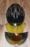 Kask rowerowy SUPERIDE  3 szybki magnetyczne 