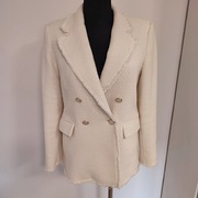 Mango damska marynarka żakiet z bawełną elegancki glamour M