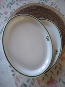 Półmiski Gminnej Spółdzielni x 2 sztuki PRL 