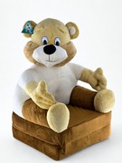 Fotelik pluszowy leżanka Miś niedźwiedź krzesełko materac prezent święta