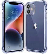 Plecki etui  do iPhone 12 SILIKONOWE bezbarwny 