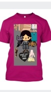 T-shirt Premium Wednesday Addams Toca Boca 