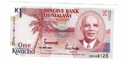 MALAWI 1 KWACHA 1992 P23B