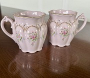 Różowa porcelana czeska filiżanki / kubki. Original Rose Porzellan
