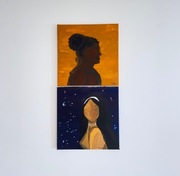 2 obrazy początkującego artysty Sophie