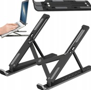 STOJAK NA LAPTOPA SKŁADANY CZARNY REGULOWANA PODSTAWKA