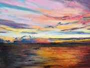 Obraz olejny płótno SZABRA krajobraz 