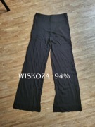 Simple wiskozowe spodnie z szerokimi nogawkami roz. XS