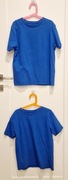 T-shirty 2 dwie sztuki niebieskie bawełniane w rozmiarze 146 cm 152 cm