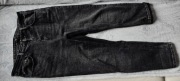Sinsay Denim spodnie damskie czarne rozmiar 44.