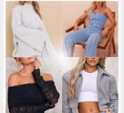 Mix box zestaw paka ubrań PrettyLittleThing 10 KG! Ubrania odzież