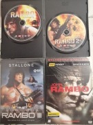 Rambo klasyka kina akcji, 4 filmy na DVD 