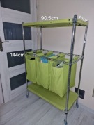 Regał na pranie kosz przechowywanie wózek