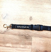 Smycz reklamowa eAzymut.PL – czarna