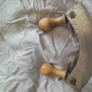 Stary nóż siekacz do ziół sygnowany